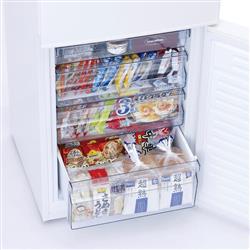 冷蔵庫［大容量冷凍庫］[ファン式]【2ドア/右開き/146L/ホワイト】 HR-F915W
