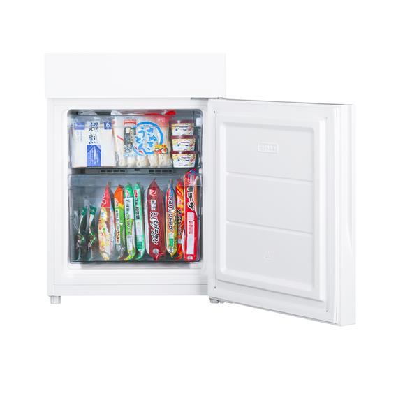 TWINBIRD 冷蔵庫[ガラスデザイン][大容量冷凍室]【2ドア/右開き/121L