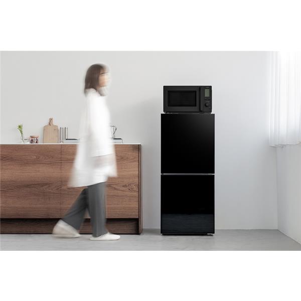 ツインバード 冷蔵庫 2ドア 右開き 121L ブラック HR-G912B | ノジマ