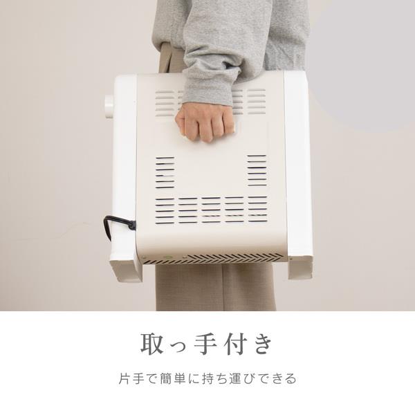 ZEPEAL 電気ストーブ 800W 出力切替 ホワイト ZDQ-08B-W | ノジマ