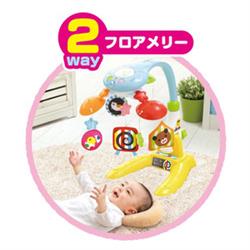 泣きやむ!笑う!ねんねも♪しましまぐるぐる 4wayプロジェクター&メリー