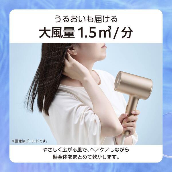 テスコム モイスチャーイオンドライヤー[大風量/速乾/I字型/ブラック