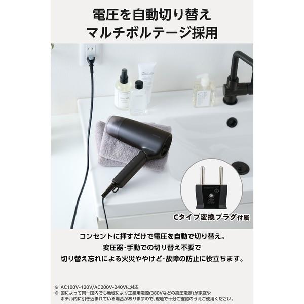 テスコム 海外対応/ドライヤー/速乾/大風量/自動電圧切替/100-240V/C