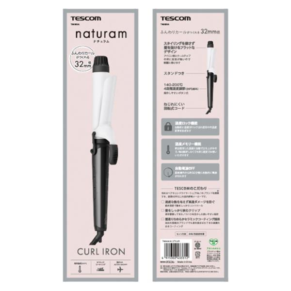 TESCOM Nobby マイナスイオン カールアイロン NB32（32mm） 楽天市場