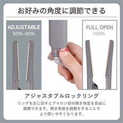 テスコム ストレート ヘアアイロン 15mm スリムプレート Nobby by