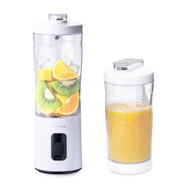テスコム 回転器具 ジュースミキサー コードレス 600ml ホワイト
