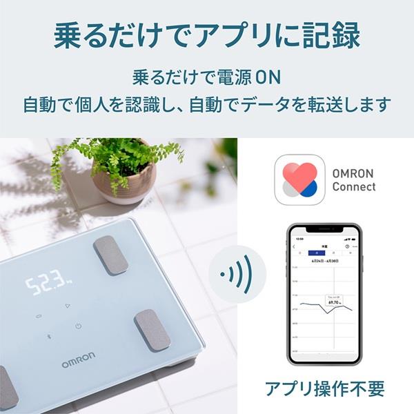 OMRON 体重体組成計 カラダスキャン オムロンコネクト対応 アイス