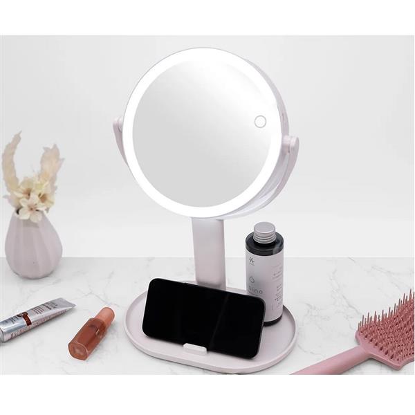 VENUSiS スマホスタンド付LEDミラー 調色調光 VML-4200-5X-W | ノジマ