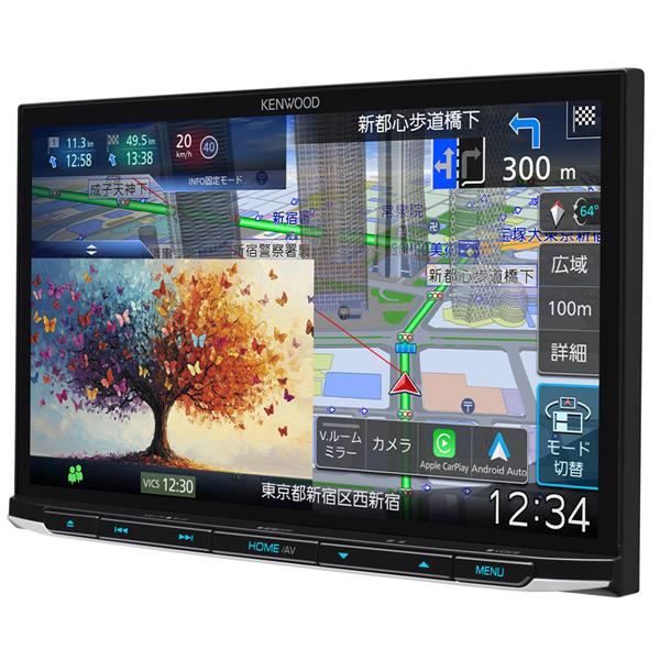 KENWOOD 8V型 AVナビゲーション フローティングモデル 彩速 MDV-S810F
