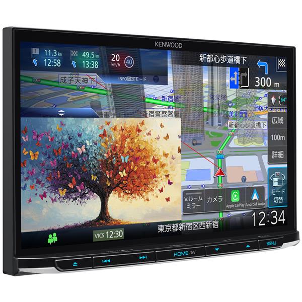 KENWOOD 8V型ナビ/地デジ/DVD対応/スマホ連携/インダッシュ MDV-M812L