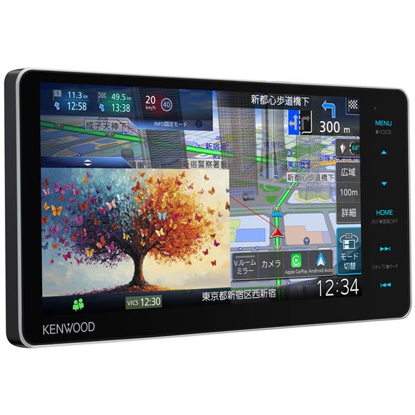 KENWOOD 7V型ナビ200mm/地デジ/DVD対応/スマホ連携/ MDV-M712W