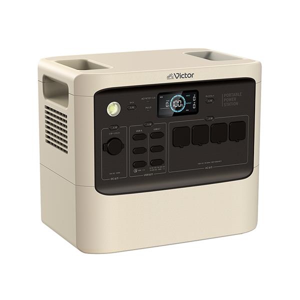 Victor ポータブル電源 充電池容量 1536Wh 480000mAh BN-RF1500