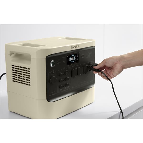Victor ポータブル電源 充電池容量 1536Wh 480000mAh BN-RF1100