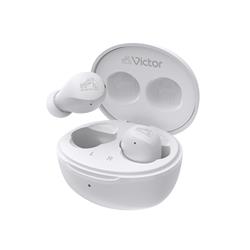 Victor ワイヤレスイヤホン エントリーモデル ホワイト HA-A6T-W