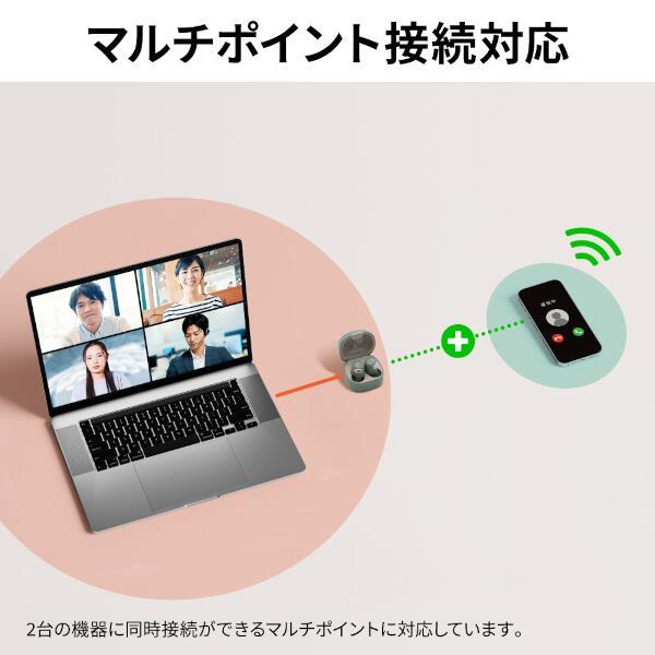 Victor HA-A30T2-G ワイヤレスイヤホン【ノイズキャンセリング Victor HA-A30T2-G ワイヤレスイヤホン【ノイズキャンセリング