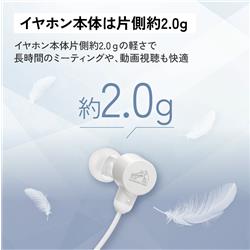 Victor 有線イヤホン ブラウン・ホワイト ヘッドホン・イヤホン 【ワイヤレスイヤホン・有線イヤホン】 | JVC