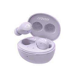 Victor ワイヤレスイヤホン Victor ワイヤレスイヤホン エントリーモデル パープル HA-A6T-V