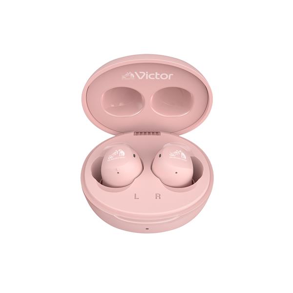 Victor ワイヤレスイヤホン エントリーモデル ピンク HA-A6T-P