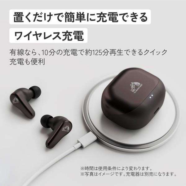 Victor ワイヤレスイヤホン ノイズキャンセリング チャコールブラック