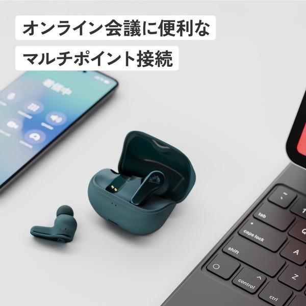 Victor ワイヤレスイヤホン ノイズキャンセリング チャコールブラック