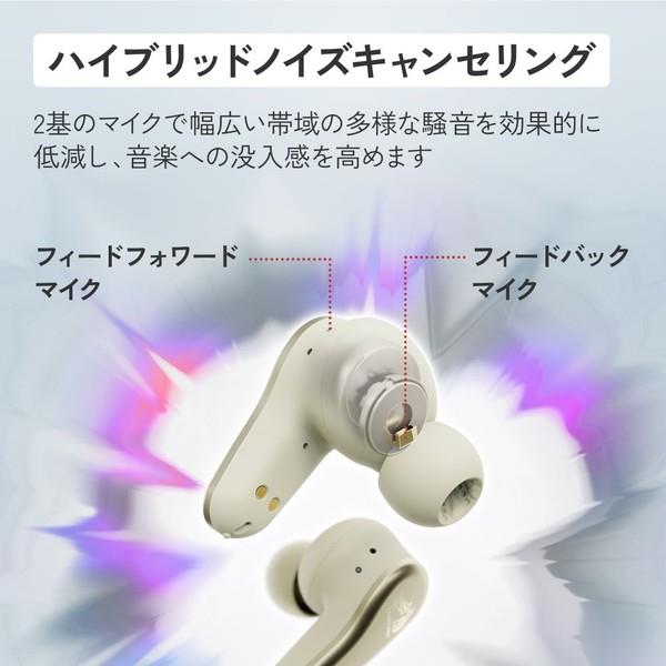 Victor ワイヤレスイヤホン ノイズキャンセリング チャコールブラック