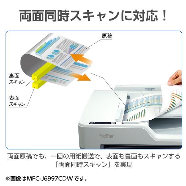 中古】 ブラザー プリンター A3 インクジェット複合機 MFC-J6983CDW FAX ADF 有線 無線LAN 2段トレイ 両面印刷 