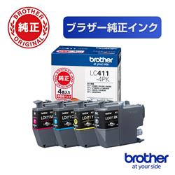 brother LC411-4PK 純正インクカートリッジ 4色パック | ノジマ