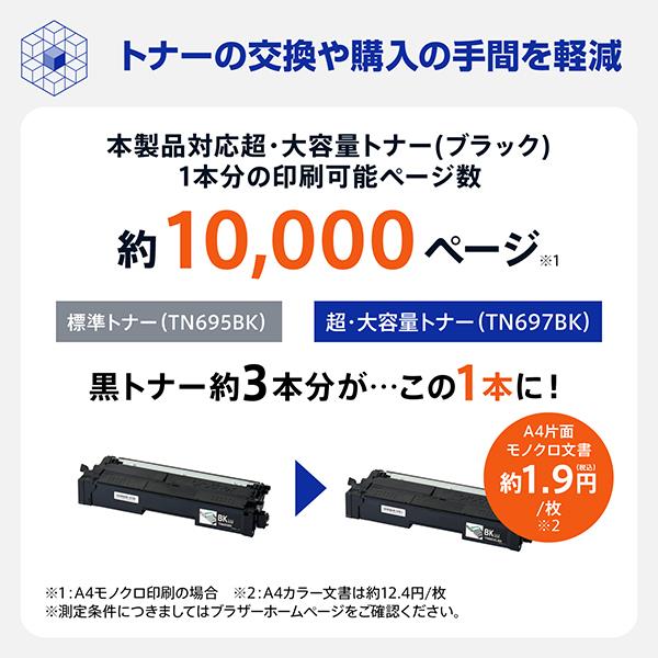 受付終了しました。ブラザー複合機【レーザー】A4 プリンター、スキャナー、ファックス、コピー機能　4000円 ブラザー A4モノクロレーザー複合機 FAX/無線・有線LAN MFC-L2860DW 1