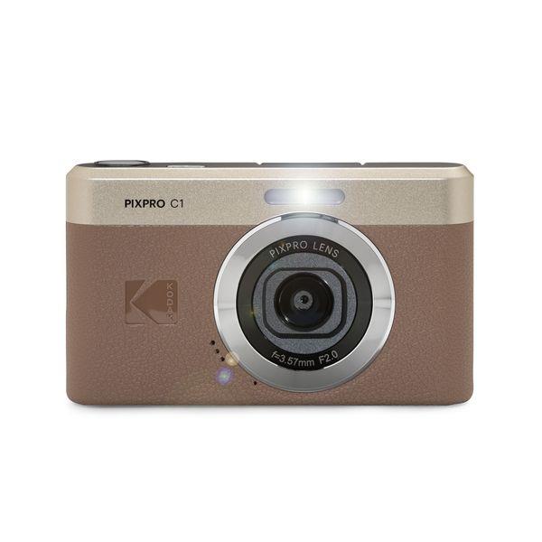 ★新品 KODAK PIXPRO C1 コンデジ デジカメ ブラウン KODAK PIXPRO コンパクトデジタルカメラ [4倍デジタルズーム/自