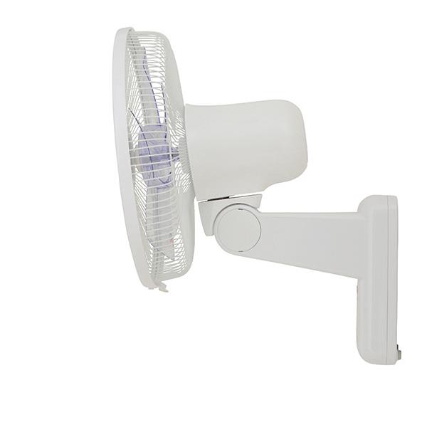 YUASA YTW-341DFRW 下向き壁掛け扇風機【5枚/左右自動/リモコン