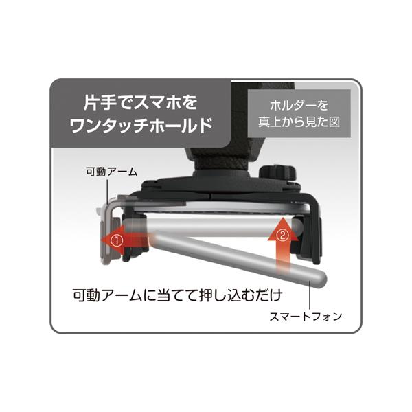 槌屋ヤック カローラクロス専用 スマートフォンホルダー SY-CO11