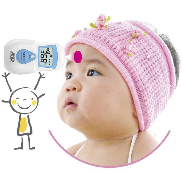 A&D 非接触体温計 「でこピット」 ブルー UT-701-JC | ノジマオンライン