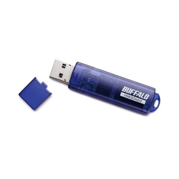 BUFFALO RUF3-C64GA-BL USB3.0対応 USBメモリ スタンダード 64GB ブルー | ノジマオンライン