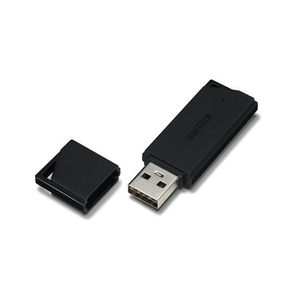 BUFFALO RUF2-KR32GA-BK USB2.0用 どっちもUSBメモリー 32GB ブラック | ノジマオンライン