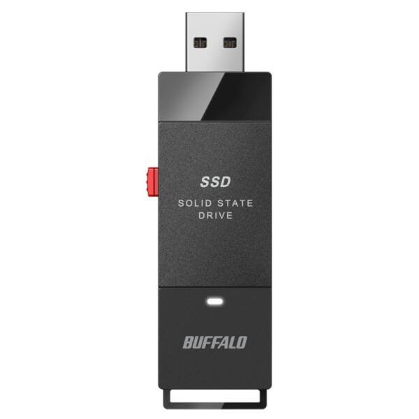 BUFFALO SSD-PUT10U3-BKA TV対応 PC向けUSB3.2(Gen1)スティック型外付けSSD 1TB ブラック |  ノジマオンライン