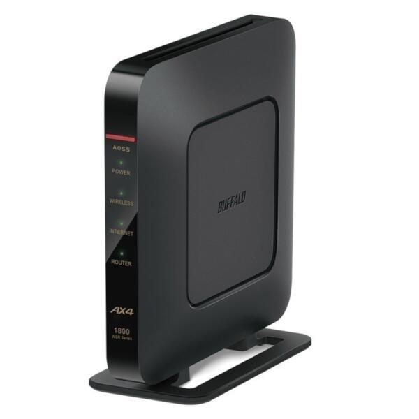 BUFFALO WSR-1800AX4S-BK Wi-Fi 6(11ax)対応無線LANルーター 1201+573Mbps AirStation  ブラック | ノジマオンライン