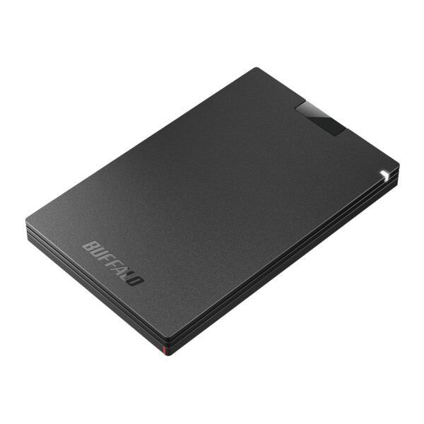 BUFFALO USB3.2(Gen1) ポータブルSSD TypeA 250GB ブラック SSD