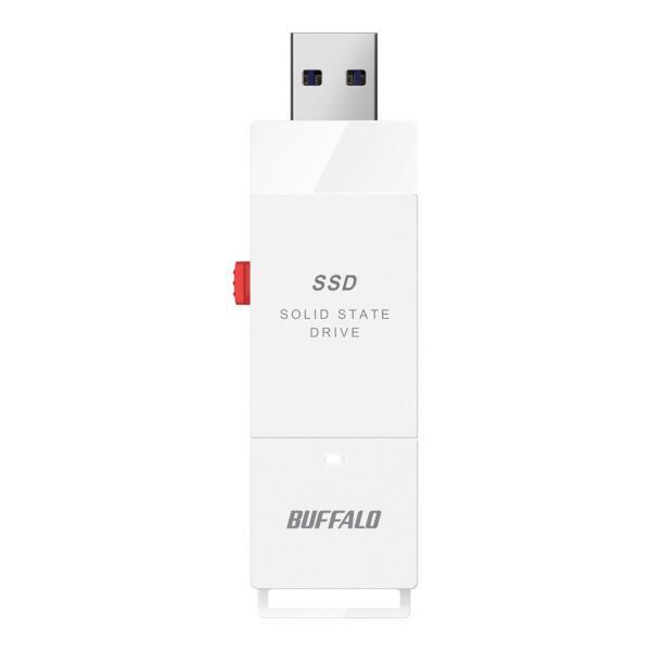 BUFFALO SSD-SCT500U3-WA 外付けSSD PC対応/USB3.2(Gen2)/TV録画