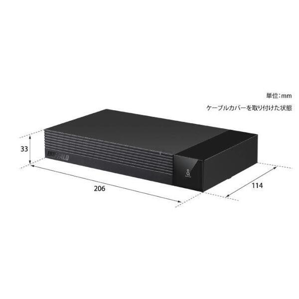 BUFFALO HD-SQS6U3-A 外付けHDD HD-SQS-Aシリーズ【SeeQVault（シー 