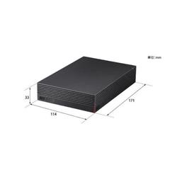 BUFFALO 外付けHDD【CMR HDD搭載/USB3.2(Gen1)対応/6TB】 HD-EDC6U3-BA