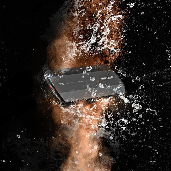 BUFFALO 外付けSSD 【USB3.2(Gen2)対応/PC用/TypeA-C/高速モデル/500GB