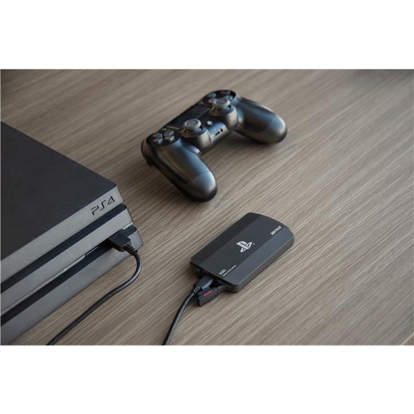 BUFFALO PlayStationR5 公式ライセンス商品 ポータブルSSD 高速