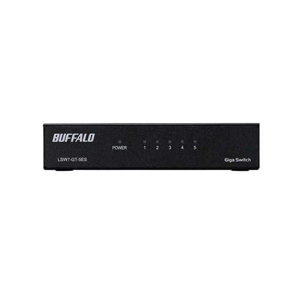 BUFFALO バッファロー スイッチングハブ LSW7-GT-5ES/BK