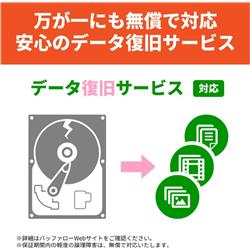 BUFFALO 外付けHDD SeagateBasic USB3.2(Gen1)対応 2TB HD-SGDA2U3-B