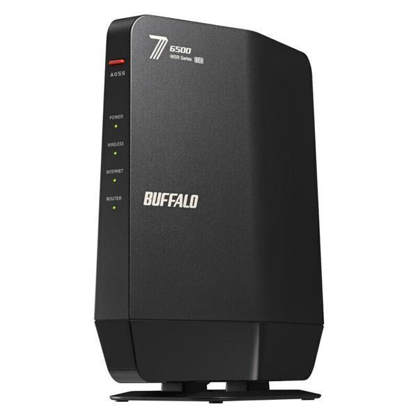 BUFFALO WSR6500OBE6P-BK Wi-Fi 7 ルーター BUFFALO Wi-Fi 7対応デュアルバンドWi-Fiルーター WSR6500BE6P-BK