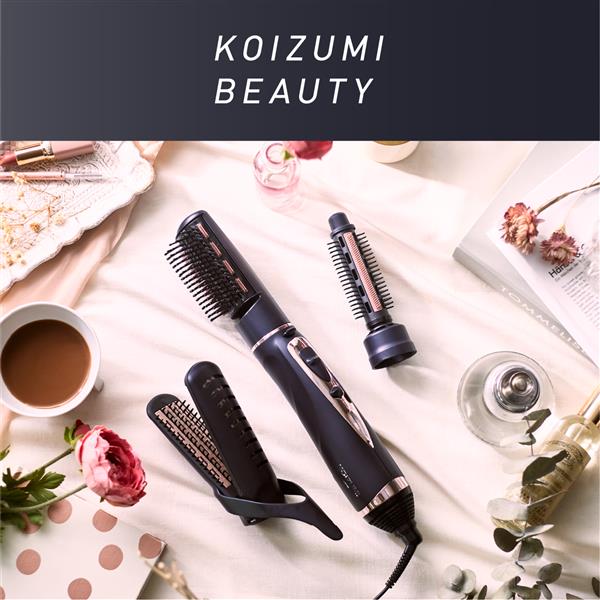 コイズミ マイナスイオンカーリングドライヤー【ツインマイナスイオン