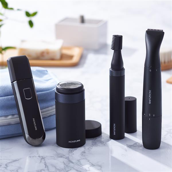 コイズミ USB充電グルーミングキット 【USB充電タイプ/1台で3WAYケア