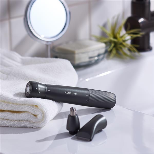 コイズミ USB充電グルーミングキット 【USB充電タイプ/1台で3WAYケア