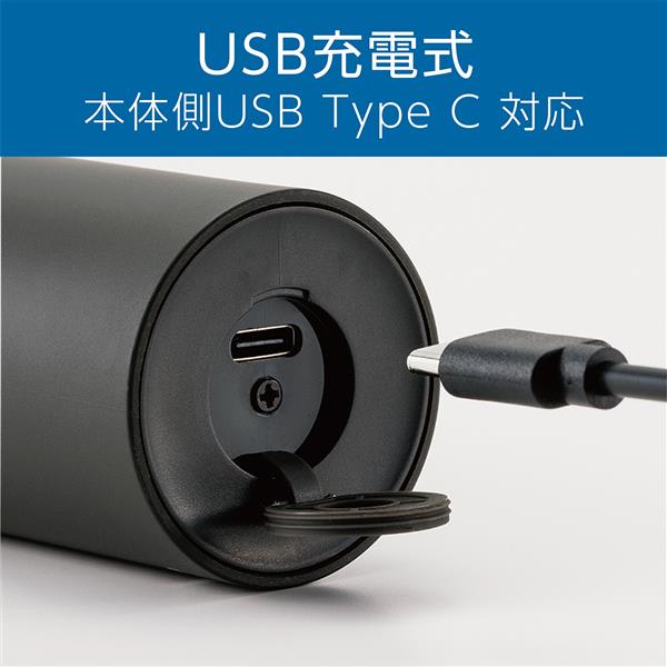 コイズミ USB充電シェーバー 【USB充電タイプ/肌に優しい回転刃