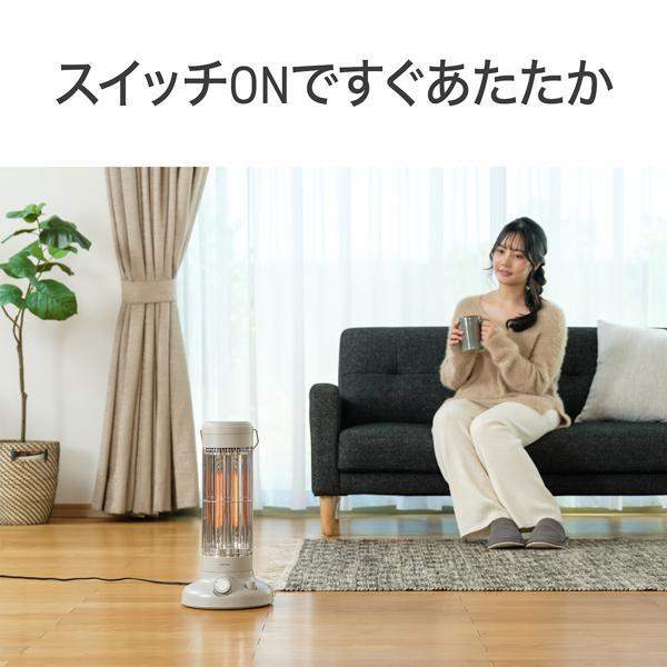 コイズミ 電気ストーブカーボンヒーター 無段階600～300